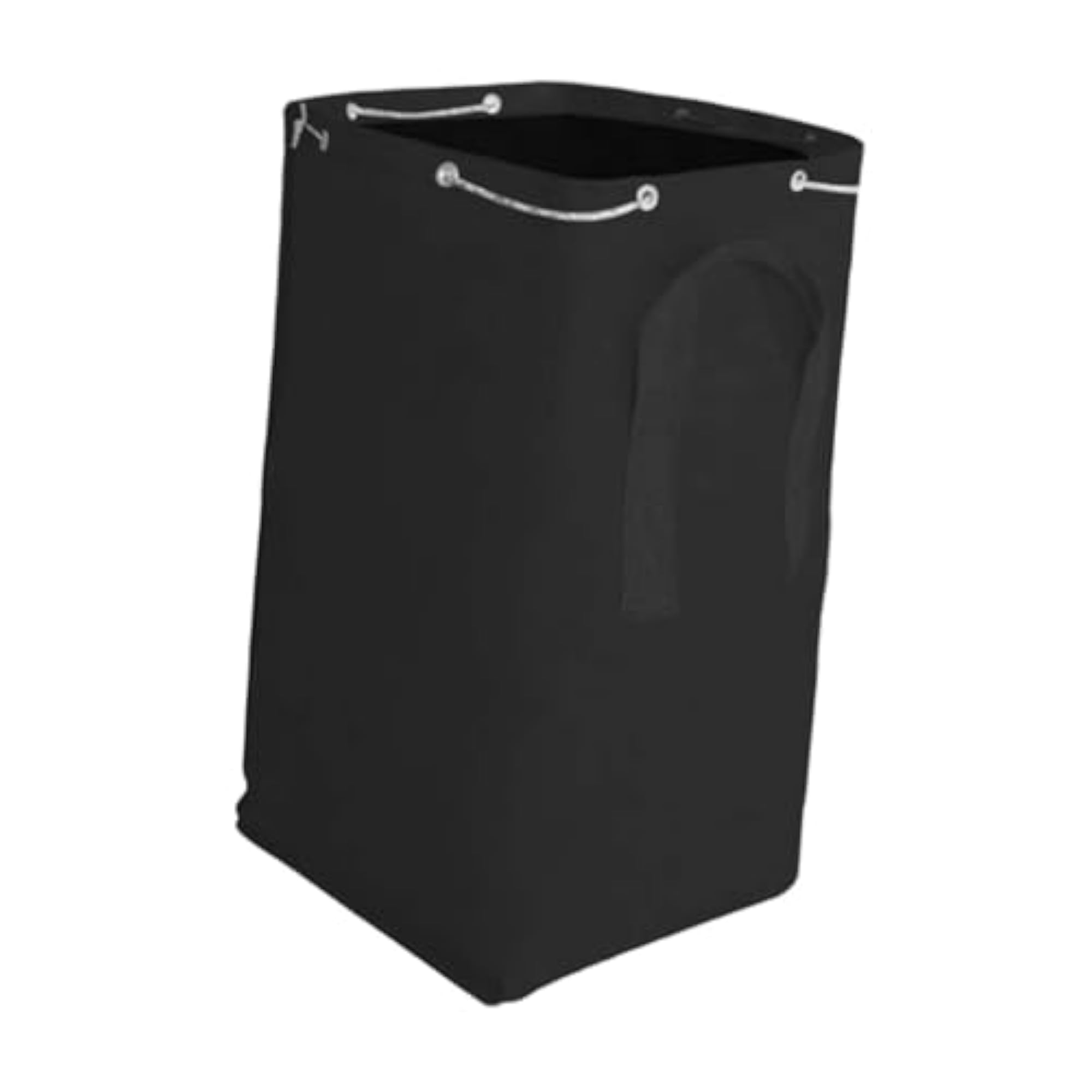 Versatile Portable Drawstring Pouch for Indoor Football, Black