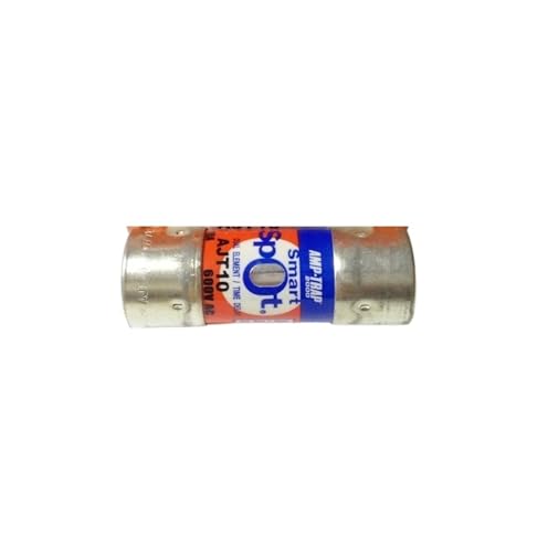Fusible temporisé AJT 10 cartouche cylindrique Classe J 10A 600V Amp-Trap