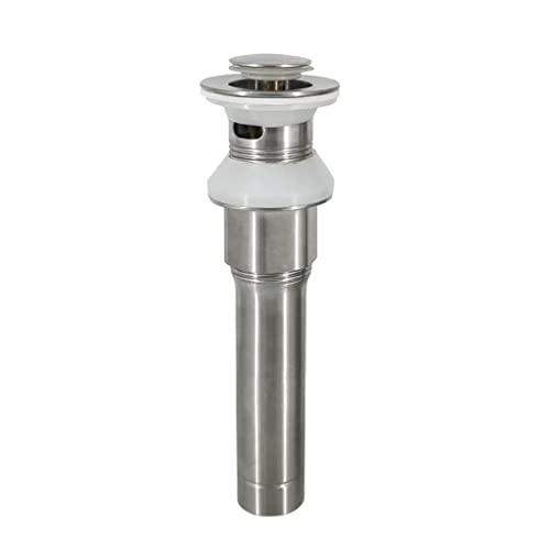 Amindz Válvula Pop Up de Drenaje,Válvula Desagüe Lavabo Universal,Tapones de Desagüe Lavabo con Rebosadero,Válvula de Desagüe para Baño,Lavabo