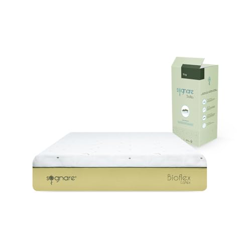 Lista de Colchon Sognare Walmart los preferidos por los clientes. 41 Sognare Colchón King Size Firmeza Semisuave Modelo Bioflex de Látex Natural, Memory Foam y Resortes con Funda Lavable, 100 Noches de Garantía.