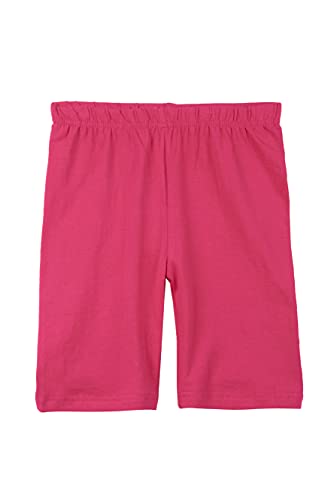Pink Angel Kids Girls Cotton Spandex Bike Shorts, Solid Plain Sports Activewear Dance Bottoms - 8 Pack, Assorted Colors #TOP7
