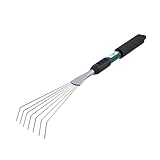 Handbesen aus Aluminium mit 7 Stäben, leicht und robust, ideal für die Reinigung im Innen- und Außenbereich.