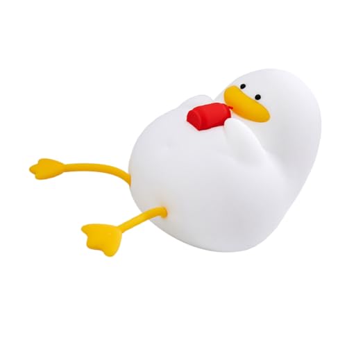 Lámpara de noche de silicona forma de pato Healeved recargable miniatura 1