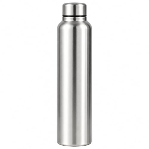 Image of TREVIO 1 Litre Stainless Steel Water Bottle, 304 Grade Food-Grade Steel Bottle with Airtight Leak-Proof Screw Cap, Wide Mouth, Rustproof Reusable Water Bottle for Office, Home, College & Travel (1)