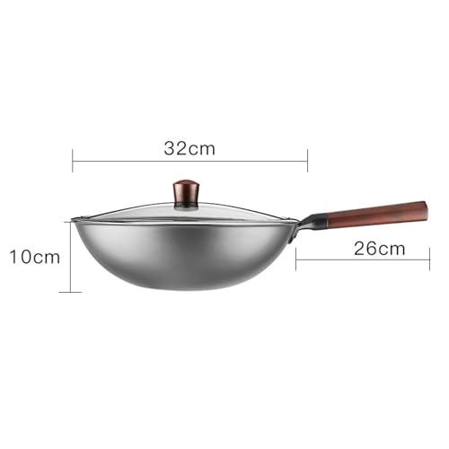 Wok Titanium Antiadherente 32 cm con Tapa de Vidrio miniatura 3