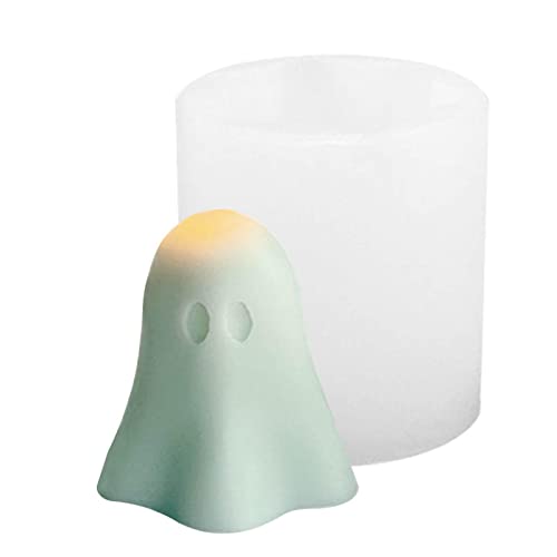 YTGER Ghost Resin Molds, Silicone Mold Craft Handmade Candle Making Mould Unique Halloween Resin Molds,