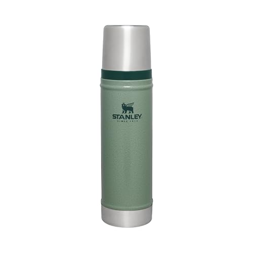 STANLEY 1913 Classic Legendary Thermosflasche 0.59L - Thermos Hält 18 Stunden Heiß Oder Kalt - Edelstahl Thermoskanne - BPA-Frei - Spülmaschinenfest - Hammertone Green
