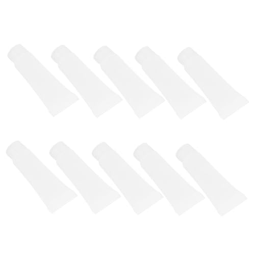 TOYZFRIENDY 10 Piezas Botellas Rellenable para Loción y Limpiadora Facial Envases Portátiles sin Olor y Resistentes para Viaje Deporte y Uso Diario