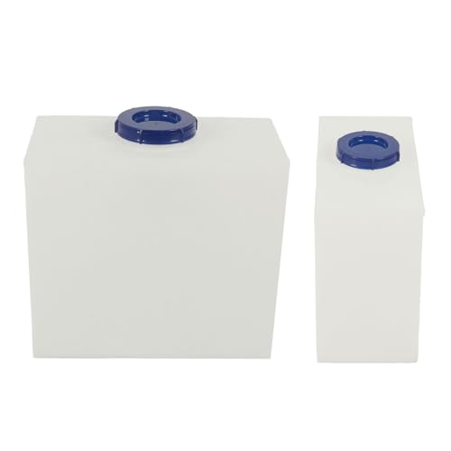 Akozon Anhänger Wassertank Boote Wassertank 7 Gallonen RV Wassertank Auslaufsicher Lebensmittelqualität LLDPE 15,75 X 14,17 X 7,87 Zoll Frischwasserbehälter für Anhänger Wohnmobile