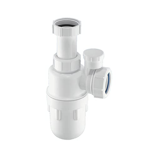 McAlpine A10AV Anti-Syphon Adjustable Inlet Bottle Trap - White