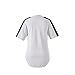 EvoShield Women's E601 2 Button Placket Pullover, Team White - 2X