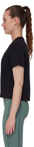 Camiseta Mammut Massone para mujer con parche de corte corto 4