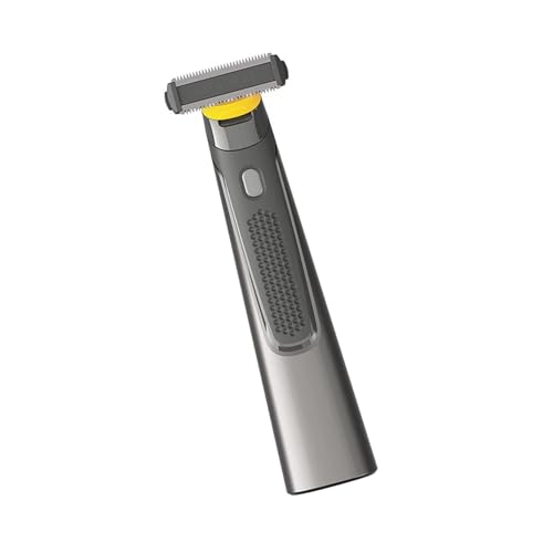 Afeitadora eléctrica ergonómica para hombre, 2 velocidades, autolimpieza, 90 minutos de funcionamiento, recortadora corporal y detalles, resistente al agua, afeitadora para hombre