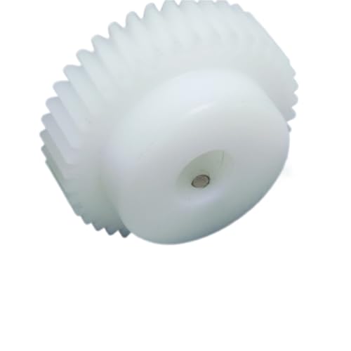 Cylindrical Drive 1pcs POM Plastic Spur Gear with Step 1 Module 22 Teeth Cylindrical Gear Pinion 4mm 5mm 6mm 6.35mm 8mm 10mm 12mm Bore Rack Machinery(7mm bore)