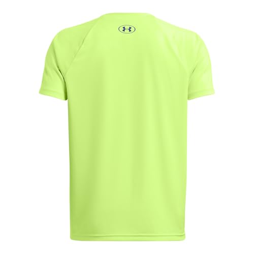 Image of Under Armour Boys' Tech Hybrid Printed Fill Short-Sleeve T-Shirt