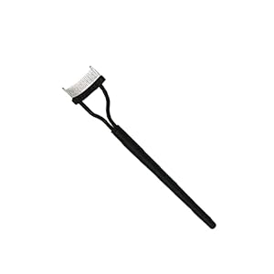 Professional Fashion Make-up Stalen Naald Mascara Geleidende Aanbrenger Eyelash Comb Wenkbrauw Borstel Curler…
