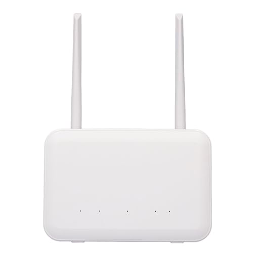 Diyeeni 4G SIM Card Router CPE, WiFi Modem with SIM Card & LAN Port, 300Mbps High Speed, Wireless Router Outdoor Indoor, Support 32 Users, for Europe, Asia, Southeast Asia, Africa (US)