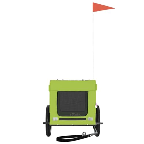 SKM Fahrradanhänger Hunde Grün und Schwarz Ox -Gewebe & Eisen,Tiere & Tierbedarf,Haustierbedarf,Pet-Stroller,Grün,6.7KG,93913