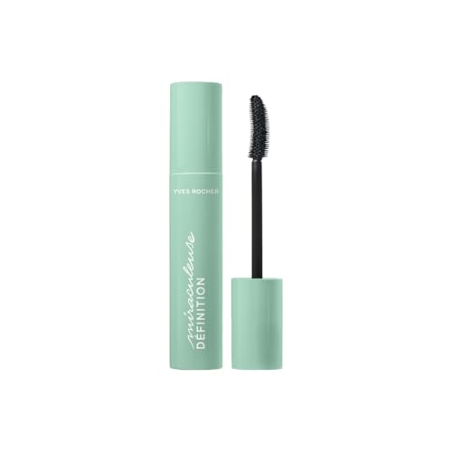 Yves Rocher MIRACULEUSE DÉFINITION Mascara – Intensiver offener Blick - Volumen, Länge und Schwung mit doppeltem Öffnungseffekt – 85% natürliche Formel – Sanft zu empfindlichen Augen – 7,8 ml