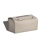 MIUYTRN Caja de pañuelos tejida a cuadros de cuero PU, caja de pañuelos for mesa de Hotel, sala de estar americana moderna nórdica, soporte for pañuelos de coche, barato, venta al por mayor cuicui(Glo