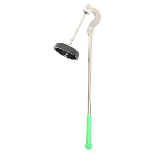 VALICLUD Professional Pump Rubber Cup Replacement with Stainless Steel Handle Hand Cranked Pump Parts for Manual Water Wells Easy to Install and Seal Efficiently