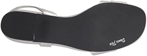 Easy Street Women's Chantell Block Heel Sandal Heeled, Silver, 5 | Image 3