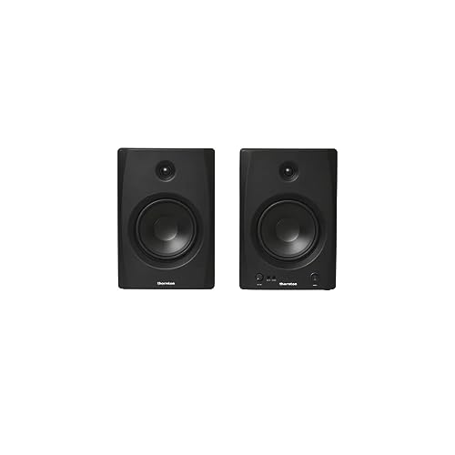 Thornton Pure 65 aktive Studiomonitore (Paar) – 80 W Klasse D, symmetrische/unsymmetrische Eingänge, Kopfhörerausgang, Akustik-Tuning und BT
