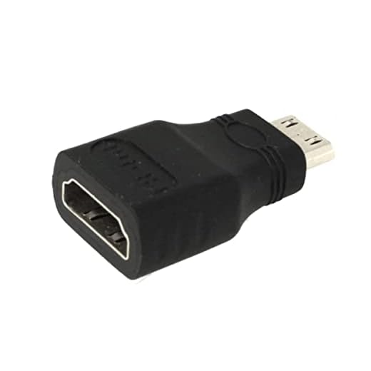 ZOREI Adattatore HDMI, Convertitore HDMI, Da HDMI Femmina a Micro USB Maschio/Mini HDMI Maschio (HDMI Female to Mini HDMI Male)