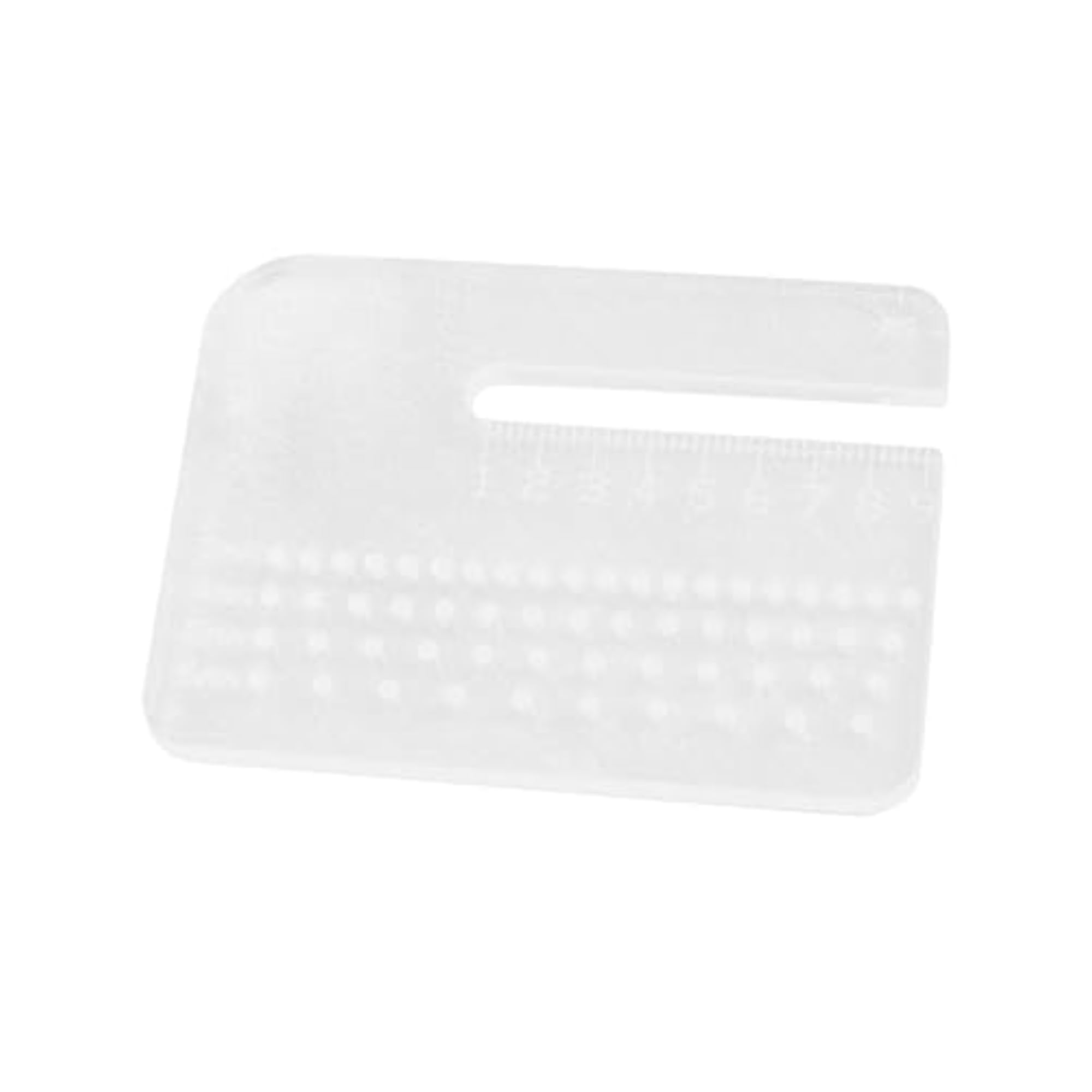 Leather Punching Ruler with Auxiliary Rounded Edge