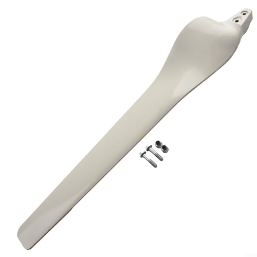 Lawnoval Cuchillas de turbina eólica, accesorios de energía repelente de viento generador de viento cuchillas de repuesto solar 580MM para generadores al aire libre hoja
