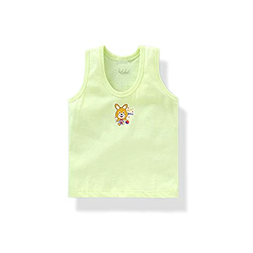 Image of KIKE New Born Baby Pure Cotton Printed Regular Fit Sando Innerwear Baniyan Kids Vest Infants Sleeveless Undershirts for Cute Boys Girls 0-24 Months Pack of 6