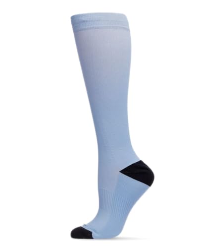 Image of MeMoi Wellfit Unisex Solid Nylon 15-20mmHg Graduated Compression Socks
