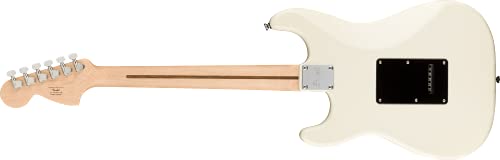 Image of Fender Squier Affinity Series Stratocaster Electric Guitar, Olympic White, Laurel Fingerboard