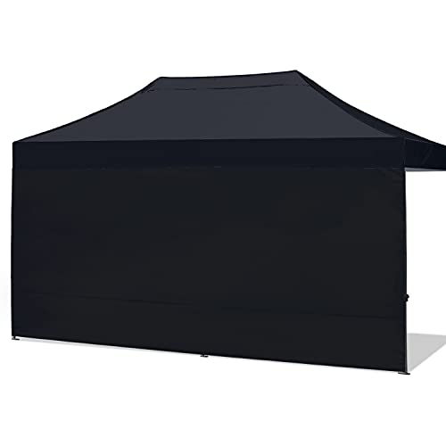 Image of ABCCANOPY Instant Canopy SunWall 10x20 FT No Frame or Top, Black