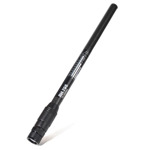HYSHIKRA 70-1000MHz Wide Band Telescopic Antenna BNC-Male Mobile Radio Antenna for BC125AT BC75XLT Scanner ICOM IC-V8 IC-A14 Handheld Radio Scanner