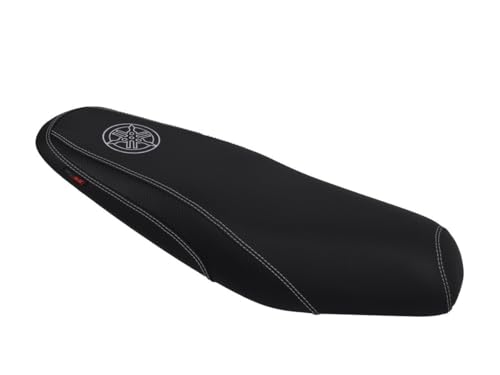Housse de selle compatible Yamaha Crypton X 135 skai noir accessoire scooter 135cc