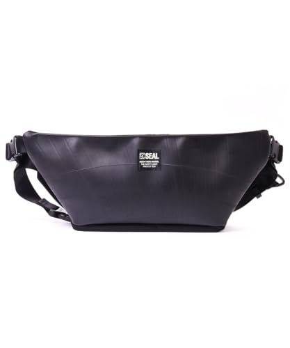 SEAL ウエストバッグ ナイトライドモデル 防水 小さめ 蓄光 ボディバッグ メンズ バイク 斜めがけバッグ 安全 PS-193LUBK