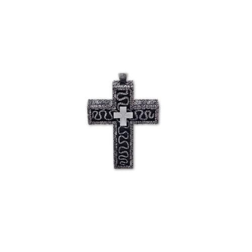 Squid Thanos 230 - Game, Cross-shaped Necklace with Secret Compartment - Thanos Cross Number 230, Standard, Plastic, No Gemstone2