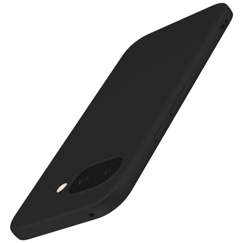 Image of X-level for Google Pixel 9A Case Slim Fit Soft Flexible TPU [Guardian Series] Ultra-Thin Grip Matte Finish Coating Phone Back Cover Light Shockproof Protective Case for Women Men-Black