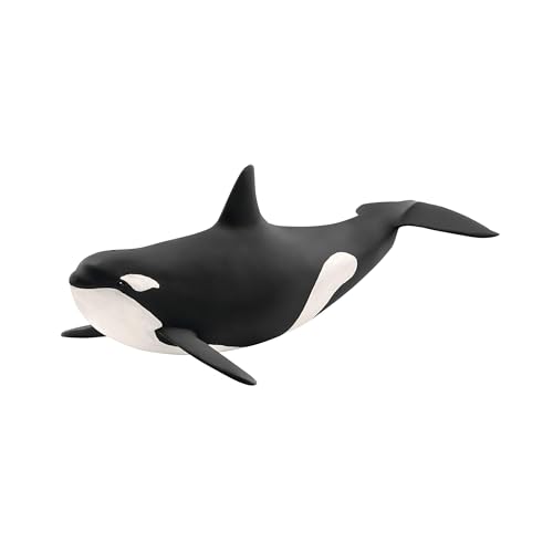 Schleich Wild Life | Orca 14807 | Figura Marina Realista | Juguete Educativo océano y zoológico | Regalo para niños y niñas | decoración cumpleaños | Desde 3 años | 10 x 20 x 7 cm