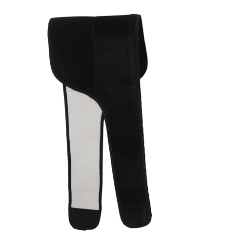 Faja compresora ajustable para muslo negra para deporte miniatura 1