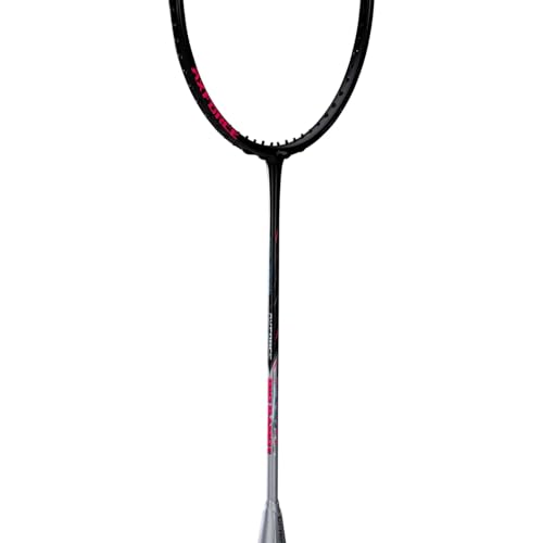 Image of Li-Ning AXForce Big Bang Unstrung Badminton Racquet | 4UG6 | Black & Neon Iridescent Pink | Power & Precision for Advanced Players