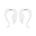 VANTHANHTD New 2026 1 Pair Black Acrylic Cheater Stretcher Flesh Earrings Pumk Style Spiral Ear Taper Gauges Expanders Tunnel Plugs Jewelry Fashion Trendy Accessories Creative Gift