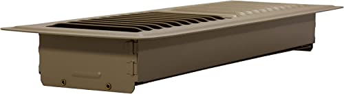 Decor Grates PG414-BWN-8 Pro Grates Steel Floor Register, 4x14 Inches, Painted Brown Finish, 8-Pack by Decor Grates - Used condition - CA$75.17