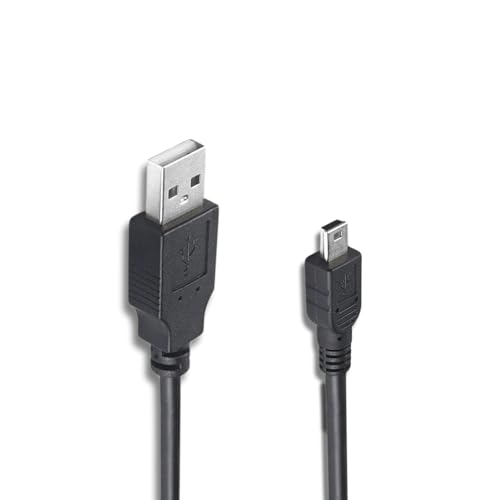Câble de charge pour manette PS3, USB A vers USB B extra long 3 m, câble mini USB magnétique pour manettes Sony Playstation 3/PS3 Slim/PS Move, câble de caméra embarquée, lecteur MP3, appareils photo
