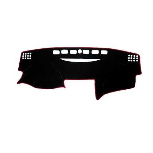 Tapis de tableau de bord d'origine Camry 2009 finition rouge premium sur mesure