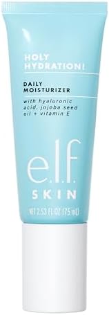 e.l.f. Daily Hydration Moisturizer, Infused with Aloe, Jojoba Oil & Shea Butter, 2.53 Fl Oz (75mL)
