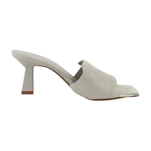Image of DKNY Women's Kailyn Square Toe Heeled Sandal Mules | Casual Sandals
