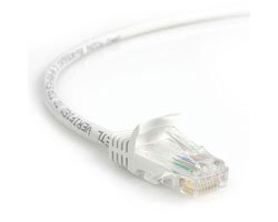 25 ft White Snagless Category 5e- 350 MHz- UTP Patch Cable