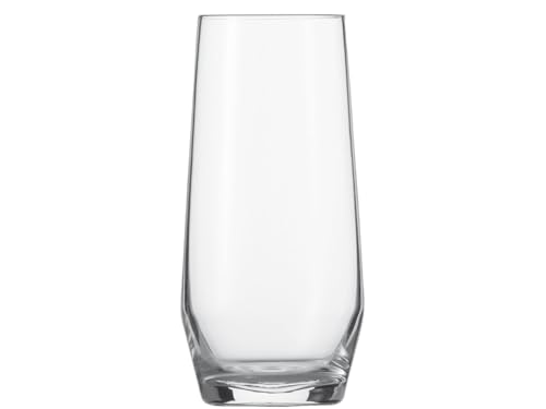 Zwiesel Glas Pure Becher aus hochwertigem Glas hergestellt, 4-teiliges Set, Maße: Höhe: 14.4 cm, Durchmesser: 7 cm, Volumen: 357 ml, 122318